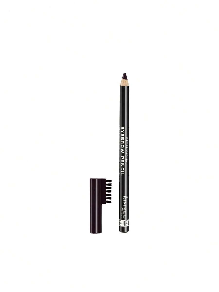 Rimmel Brow This Way 专业眉笔 - 004 黑棕色 - 彩色 - 查看 1