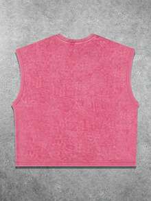 Manfinity EMRG Áo tank top nam màu hồng dáng rộng, phong cách đường phố - Hồng - Xem 6