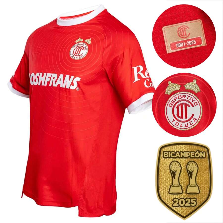 TOLUCA 2026 BICAMPEÓN EDICIÓN ESPECIAL - Rojo 1P - Ver 1