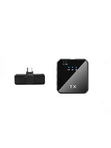 Wireless Mini Lavalier Lapel Microphone For Type-C Cordless Double Mics Plug And Pick-Up 2.4G Ultra-Low Delay Built-In Noise Reduction Chip 5H Working Time For Two-Person Creator - YJH-f15 - View 8