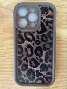 可愛豹紋手機殼，適用於 iPhone，女性女孩用，防震軟 TPU 保護手機殼 - 彩色 - 查看 21