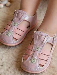 Sandalias Para Niña Con Detalles - Multicolor - Ver 1