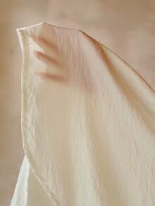 MOTF PREMIUM WOMEN CONTRAST LACE BUTTON FRONT SHIRT AND SHORTS PAJAMA SET - Beige - View 8