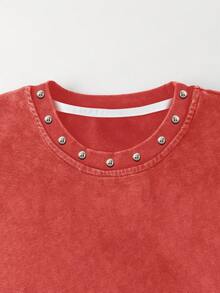 Manfinity EMRG Áo tank top nam màu đỏ dáng rộng, phong cách đường phố - Đỏ - Xem 8