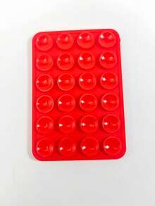 1pc Mobile Phone Silicone Suction Cup, With 24 Square Suction Cups , Silicone Double-Sided Suction Cup Phone Stand, Suitable For Phone Case, Selfie, Video, Multi-Scene Suction Cup - Multicolor - View 16