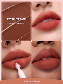 SHEGLAM Marshmallow Puff 唇部暈染筆-212 Rose Creme 品牌美妝化妝品 適合女士與女孩 - 212 玫瑰奶油 - 查看 2