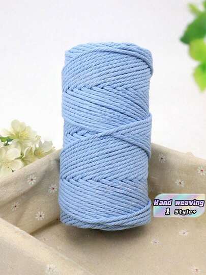 3mm 100m DIY Hand Weaving Cord Macrame Rope Decorative String Tapestry Yarn Bundling Twine Craft Supply Kit