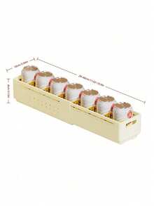 1PC Expandable Plastic Storage Drawer Adjustable Drawer Organizer Cabinet Storage Box Multifunctional Stackable Divider Container Kitchen Cabinet Organizer Pantry Utility Basket Utensil Holder Beverage Can Dispenser For Home Organization Must Have - Beige - View 12