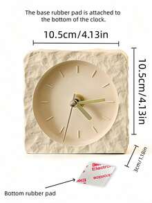 Cirelle Silent Sweep Wall Clock - Modern Scandinavian Design, Minimalist Desk Decoration For Living Room, Office & Housewarming - Multicolor - View 8