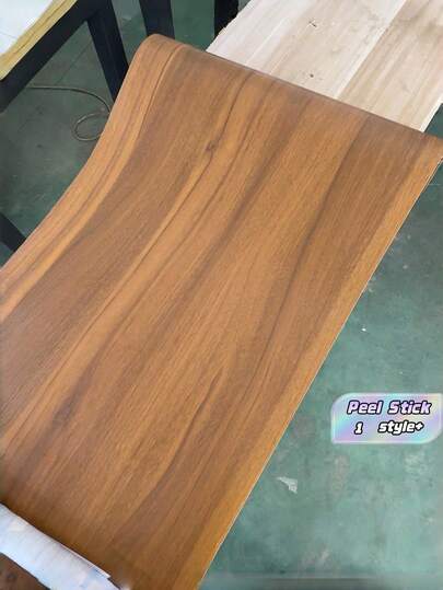1 Rolle 15cm x 5m Holzmaserung Selbstklebende Reparaturfolie für Tür, Schrank, Schreibtisch Renovierung, ablösbare dekorative Folie für beschädigte Oberflächen
