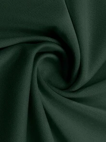 Manfinity Roughcore Plus Size Men's Floral Print Green Round Neck Loose T-Shirt - Dark Green - View 6