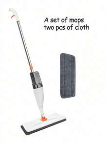 Cleaning Tool Combination Set. The Combination Is More Comprehensive And Cost-Effective. Household Spray Mops, Polypropylene Materials, Widened And Extended Mops, Stainless Steel Mop Bars With Mop Boards 15.7 Inches Long, 5.1 Inches Wide And 47 Inches Long - Color random - View 14