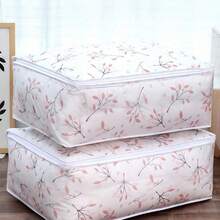 1pc Quilt Storage Bag, Household Moisture-Proof Mold-Proof Storage Bag, Large-Capacity Printed Storage Bag, Clothing Duvet Storage Bag, Clothes Sorting Bag Jeans,Dress, Skirt,Shorts,Shoes,Pants,Maija Storage Decorations Decor Festival Decor Room Decor Home Decor Decor Bedroom Decorbedroom,Organizer,Organiser,Home Storage,White T Shirt Women,Black Pants Women,Ladies Winter Clothes,Dress - Multicolor - View 9