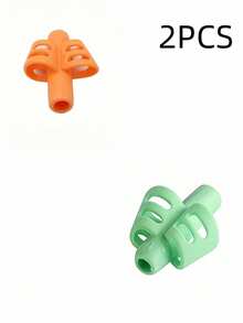 2PCS/3PCS/4PCS/5PCS Multicolor Silicone Ergonomic Pencil Grips Handwriting Posture Correction Tool Writing Aid For School Supplies Stationery - Multicolor - View 25