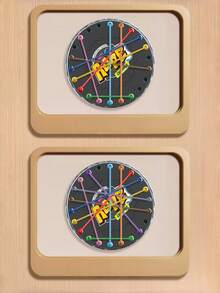 1 Piece Rope-Tying Logic Thinking Game, Rope-Tying Challenge Board Game, Interactive Family Game For Gatherings With Multiple Playing Methods, Stress-Relieving Toy, Office Leisure Game, Holiday Gift, Birthday Gift DIY Game Requires Assembly By Yourself - Multicolor - View 7