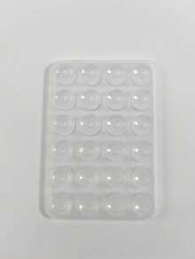1pc Mobile Phone Silicone Suction Cup, With 24 Square Suction Cups , Silicone Double-Sided Suction Cup Phone Stand, Suitable For Phone Case, Selfie, Video, Multi-Scene Suction Cup - Multicolor - View 15