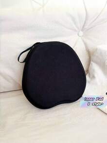 SHEIN 1 Estuche de transporte a prueba de golpes de EVA para auriculares Max, de unicolor con cierre de cremallera, funda protectora con cubierta para almohadillas para el hogar y la oficina, artículo de moda - Multicolor - Ver 1