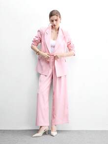 CUCCOO BIZCHIC 女款尖頭細高跟鞋，米白色，附後綁帶與露背設計，適合日常穿著與通勤上班 - 亞米色 - 查看 6