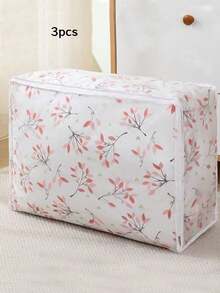 1pc Quilt Storage Bag, Household Moisture-Proof Mold-Proof Storage Bag, Large-Capacity Printed Storage Bag, Clothing Duvet Storage Bag, Clothes Sorting Bag Jeans,Dress, Skirt,Shorts,Shoes,Pants,Maija Storage Decorations Decor Festival Decor Room Decor Home Decor Decor Bedroom Decorbedroom,Organizer,Organiser,Home Storage,White T Shirt Women,Black Pants Women,Ladies Winter Clothes,Dress - Multicolor - View 10