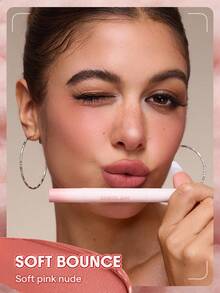 SHEGLAM Marshmallow Puff BúT Son Mờ-032 Soft Bounce ThươNg HiệU LàM đẹP Trang đIểM Mỹ PhẩM Cho Phụ Nữ Và Cô GáI HoàN HảO Cho MùA Hè MùA XuâN Lý TưởNg Cho Y2K ThờI Trang Sang TrọNg Phù HợP Cho Sinh NhậT NgàY CủA Mẹ Quà TặNg TiệC SẵN SàNg MàU SắC TốT NhấT - 032 Độ đàn hồi mềm - Xem 3