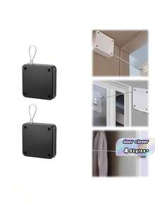 1 Mảnh Không Khoan Tự Động Đóng Cửa Đệm Trang Chủ Yên Tĩnh Kéo Dây Đóng Đẩy Kéo Cửa Gỗ Lò Xo Đơn Giản - Nhiều màu - Xem 4
