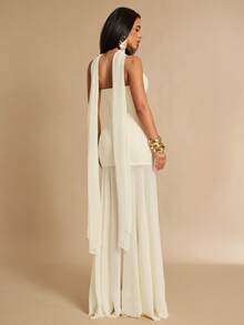 Silquee Women's Solid Color Casual Minimalist Tube Dress, Suitable For Party And Outing,Dresses For Women Summer - Apricot - View 5
