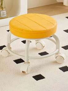 1 Household Pulley Step Chair, Small Stool, Low Stool, Exquisite Needlework Sofa Stool With Pulley, Small Stool - Multicolor - View 15