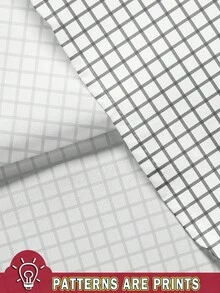 Manfinity Hypemode Bộ áo sơ mi nam tay ngắn kẻ caro cài cúc phía trước, kiểu dáng thường ngày, thích hợp cho mùa hè. - Nhiều màu - Xem 4