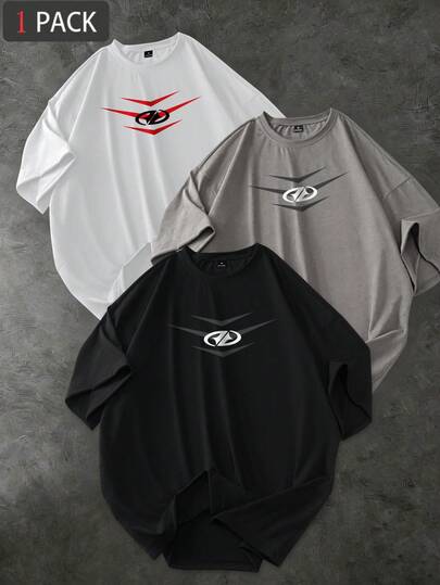 Sport MetroGents Áo thun nam tay ngắn cổ tròn, kiểu dáng thường ngày, đa năng, phù hợp cho cả hoạt động thể thao và giải trí.