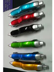 3pcs/Set Funny & Unique Racing Car Shaped Ballpoint Pens, Random Colors, Cartoon Vehicle Design, Portable Creative Ballpoint Pens, Office & School Supplies, Back To School Essential - multicolor - View 16