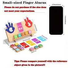 MINKOJA MINKOJA Montessori Learning Toys For Toddlers, Finger Counting Math Toys, Number Counting Blocks, Wooden Educational Math Toys For Kids - Multicolor - View 4