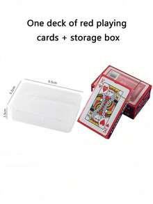 SHEIN 2 lá bài Poker, Bài tây, Bài Poker tiêu chuẩn, Bài tây dành cho người lớn, Bài tây chống thấm nước, Lá bài Joker lớn cao cấp, Quà Giáng sinh, Đồ dùng tiệc tùng, Bài tây, Trò chơi bài trong tiệc, Trò chơi bài, Hộp đựng bài, Bài tây, Bài tây, Trò chơi bài, Bài tây, Trò chơi bài Poker - Nhiều màu - Xem 15