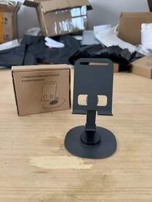 1PC Desktop Rotatable Foldable Adjustable Sturdy Stable Holder Stand For Tablet Phone Universal Hands Free Bracket Livecast Streaming Video Watching Office Cooking Home Portable - A - View 8