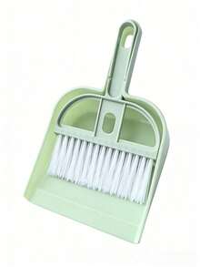 1PC Mini Plastic Dustpan And Broom Set, Desktop Mini Small Broom, Hamster Pet Cleaning Brush, Household Keyboard Brush, Suitable For Home And Office Use, Pet Cage Cleaning, And Various Cleaning Tools And Pet Supplies. - Multicolor - View 9