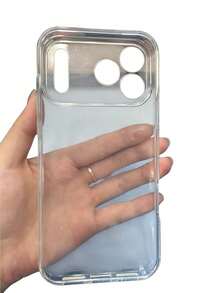 Étui souple transparent scintillant et pailleté - Coque de luxe brillante avec protection de l'appareil photo pour 17 Pro Max, 16, 15, 14, 13 Pro Max, Plus - Transparent - Voir 26