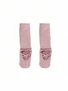 SHEIN 1 Pair Yoga Socks With Grips Non Slip Toeless Tabi Socks For Pilates Dance Barre Workout Terry Cloth Bottom Floor Socks Women Gift For Fitness Lover Holiday Must Have - Multicolor - View 15