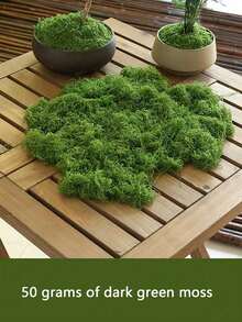 SHEIN 10/30/200g 人造苔藓装饰 - 逼真的绿叶 - 包装 - 非常适合微景观、窗户装饰和设计布局、人造苔藓仿生人造苔藓、绿色苔藓微景观装饰、DIY 绿色植物草坪盆栽铺路景观装饰、户外花园庭院装饰 - 彩色 - 查看 10