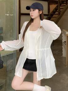 DAZY Women Coats - White - View 5