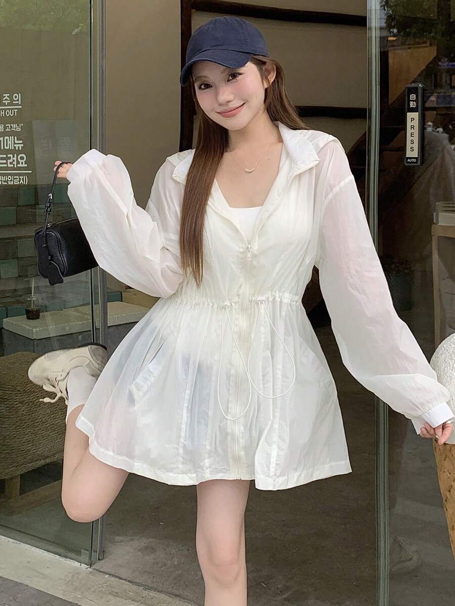 DAZY Women Coats - White - View 1