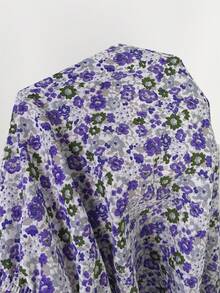 Boho Mama Vestido de maternidad con estampado floral para vacaciones - Púrpura malva - Ver 7