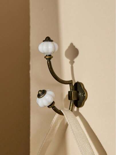 Cirelle Single Wall Mount Size Zinc Alloy Vintage Style Rust Resistant Heavy Duty Antique Bronze Hook For Home Decor DIY Project Vintage Metal Accessories Wall Hanging Rustic Ornamental Decor