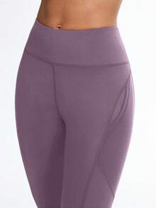 Eassivo Eassivo Quần legging cạp cao, thoải mái, thoáng khí, thích hợp cho tập thể dục. - Bold Plum - Xem 7