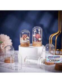 10 Exquisite Glass Jars Of Handmade Almonds - Sweet Wedding Party Favors Glass Jars, Bottles, And Display Cases - Multicolor - View 3