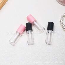 Ống đựng son bóng mini trong suốt, hộp đựng son bóng rỗng, chai son môi mini trong suốt dành cho nữ, tự trang điểm, màu hồng, tối giản. - Hồng - Xem 6