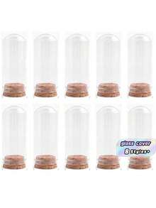 10 Exquisite Glass Jars Of Handmade Almonds - Sweet Wedding Party Favors Glass Jars, Bottles, And Display Cases - Multicolor - View 6
