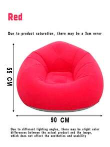 1 Inflatable Slouchy Sofa Chair, Foldable And Portable, A Soft And Comfortable Bean Bag Sofa Suitable For Indoor/Outdoor Use - Multicolor - View 18