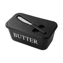 Butter Box With Knife And Lid, Large Capacity, Home Use, Butter Storage Box, Storage Container - Multicolor - View 6