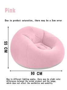 1 Inflatable Slouchy Sofa Chair, Foldable And Portable, A Soft And Comfortable Bean Bag Sofa Suitable For Indoor/Outdoor Use - Multicolor - View 17