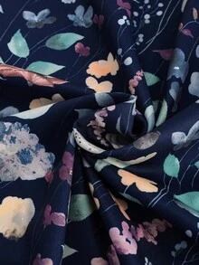 EMERY ROSE Women's Casual Floral Print Skirt - Multicolor - View 7