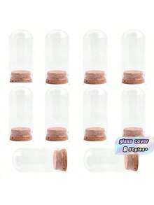 10 Exquisite Glass Jars Of Handmade Almonds - Sweet Wedding Party Favors Glass Jars, Bottles, And Display Cases - Multicolor - View 8